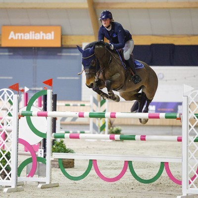 We compete at shows or practise shows on a weekly basis to let the horses gain experience in different heights. We built them up gradually to get the best out of every horse.